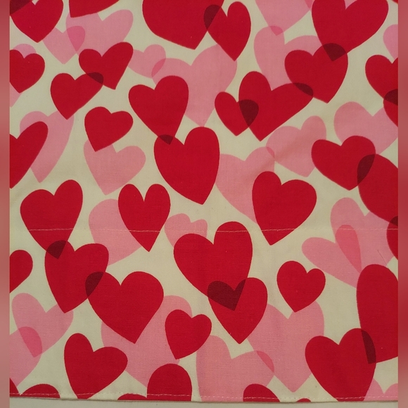 NEW Kate Spade Apron With Red And Pink Hearts, 100% Cotton, 33"×33" - Picture 7 of 13